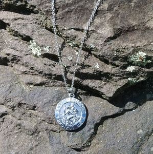 St christopher protect us charm